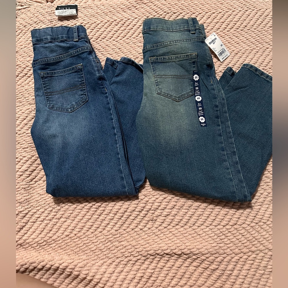 Boys Oshkosh jeans size 8 2 pair